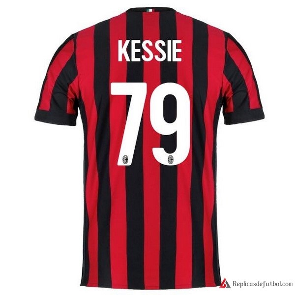 Camiseta Milan Primera equipación Kessie 2017-2018